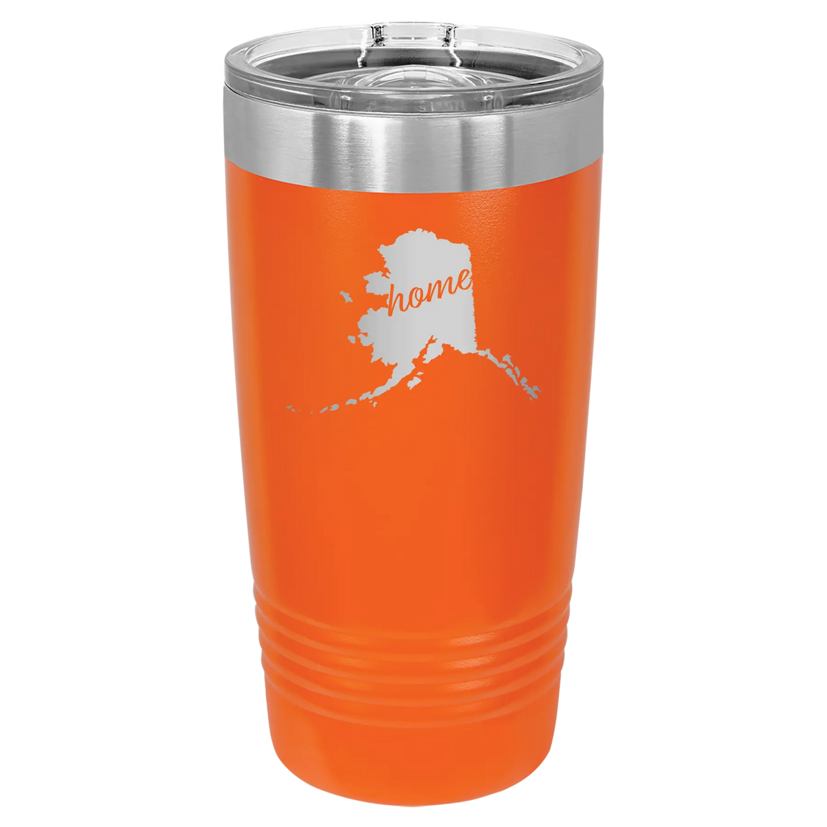 Alaska Home 20 oz Tumbler | Orange