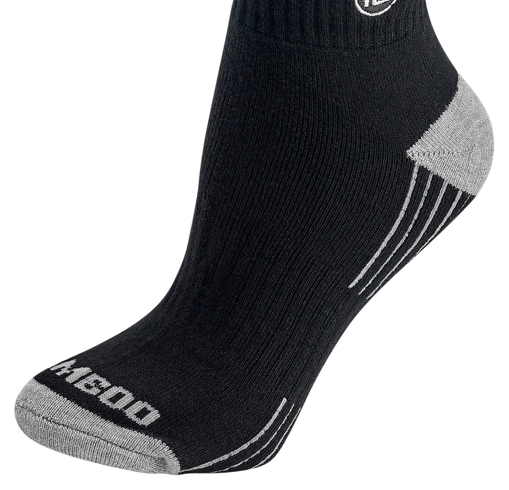 Premium Bamboo Rayon Quarter High Crew Socks - 3 Pair and 6 Pair Packs Available