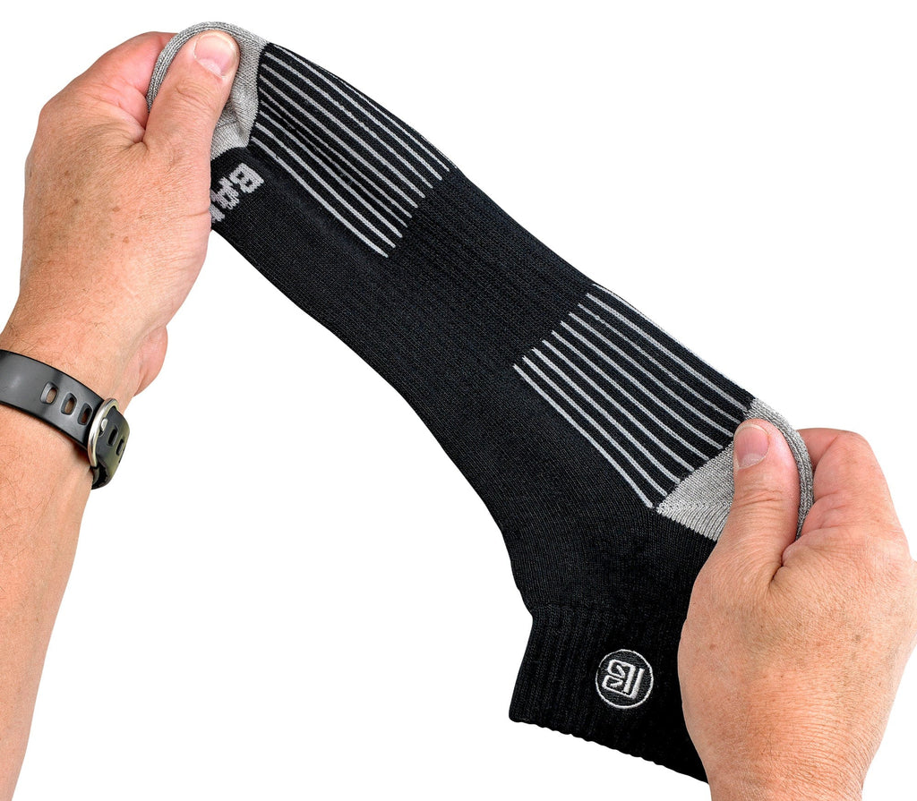 Premium Bamboo Rayon Quarter High Crew Socks - 3 Pair and 6 Pair Packs Available